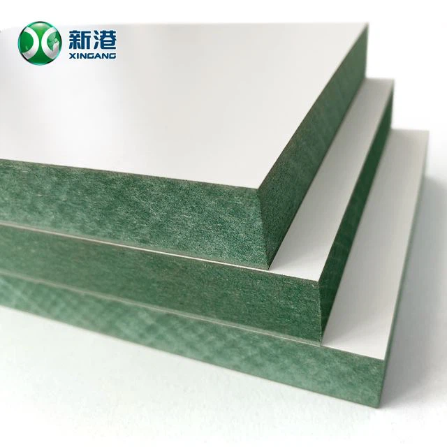 12/15/18 mm HMR MDF verd Mdf resistent a l'aigua Tauler MDF de melamina 1220x2440X18mm, 1830x3660X18mm