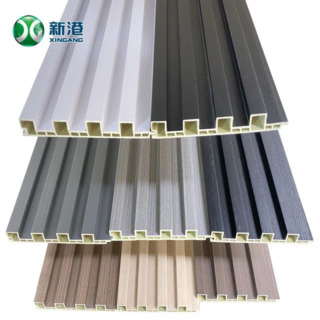 Fireproof Wood Grain Wpc Wall Panel Cladding High Quality Wood Plastic Composite Wpc Wall Panel