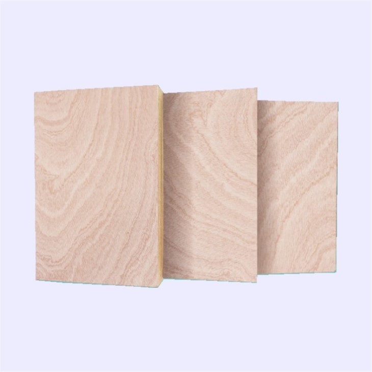 18mm Real Veneer Faced Commercial Plywood For Furniture Board