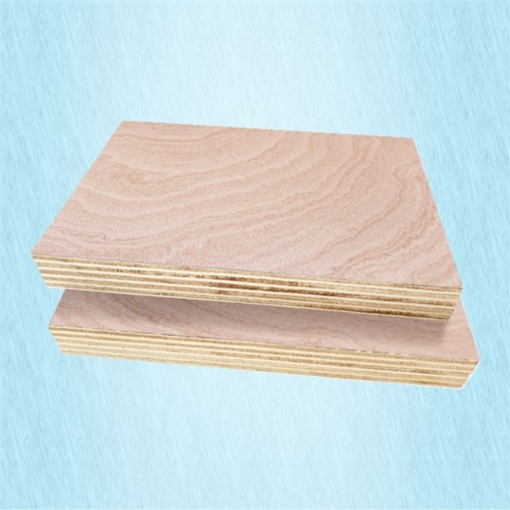18mm Real Veneer Faced Commercial Plywood For Furniture Board