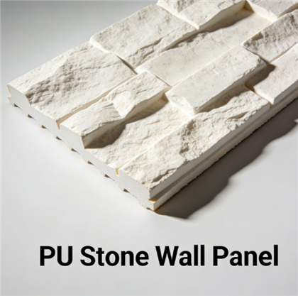 Panells flexibles d'alta densitat de poliuretà impermeables per a aplicació d'apartaments per a disseny d'interiors Panells de pedra suau flexibles decoratius artificials
